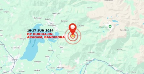 'Operation GURIHAJIN, Bandipora, 01 terrorist eliminated by Security forces'